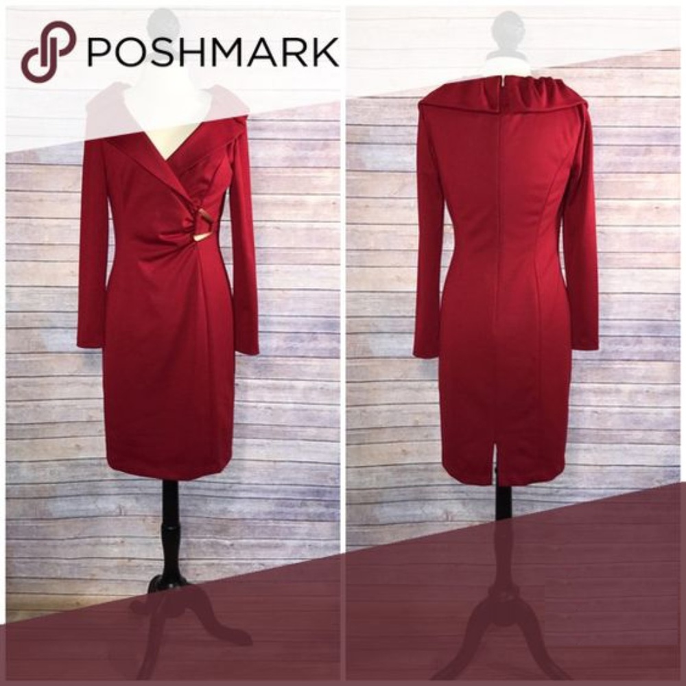 Sexy and elegant red dress